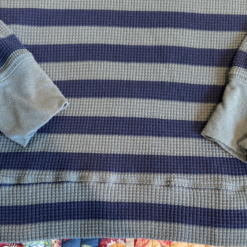 Aerie Striped Waffle Knit Top - Picture 4 of 12